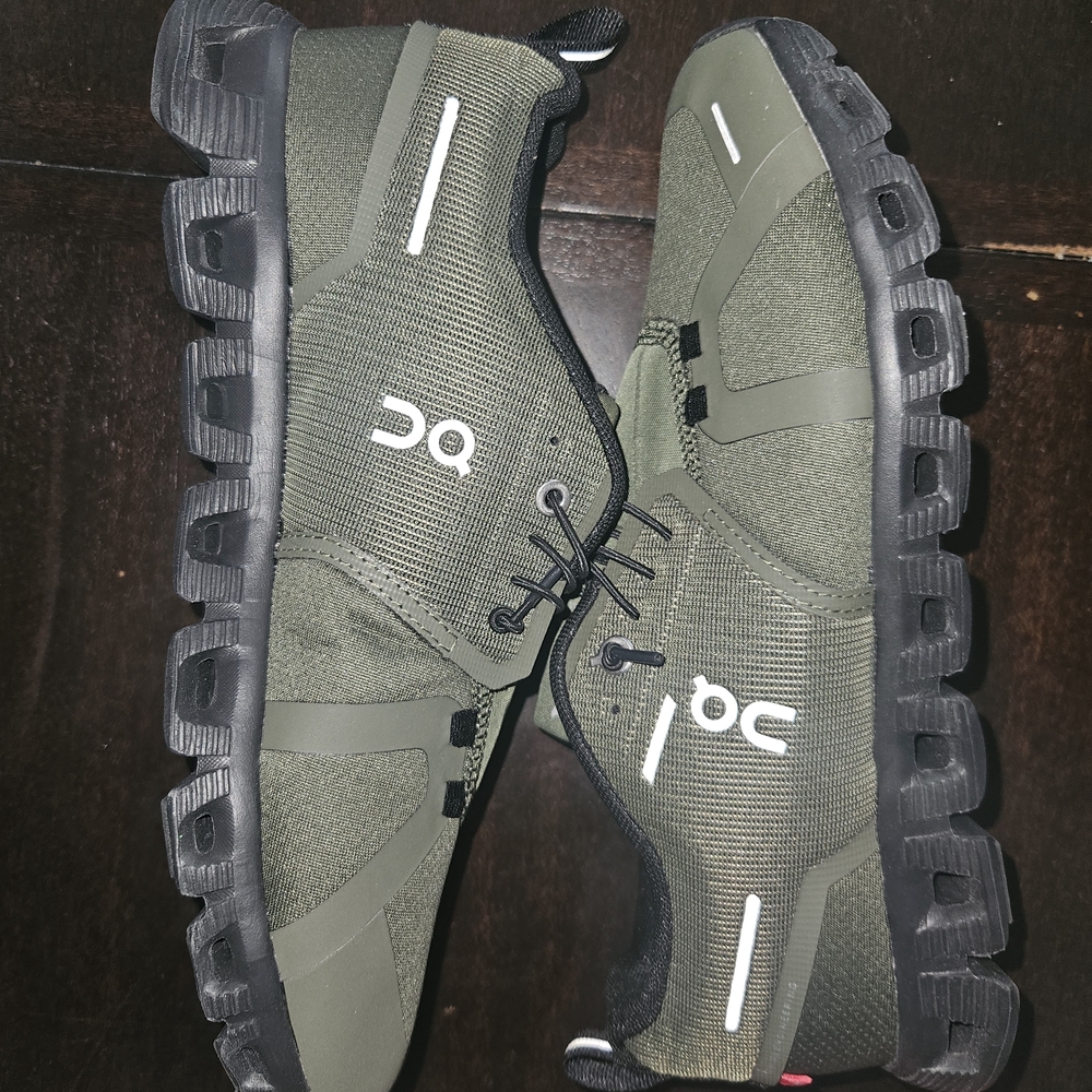 On Cloud Running Men's Olive Athletic Shoes